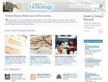 Tablet Screenshot of exploregenealogy.co.uk